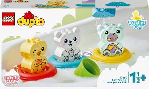 Bekijk leuke cadeautip : Lego duplo mijn eerste pret in bad. Drijvende dierentrein